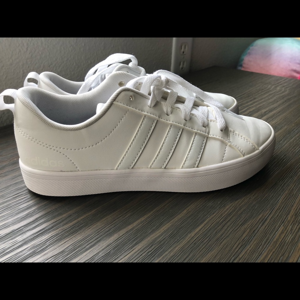 Women’s white adidas